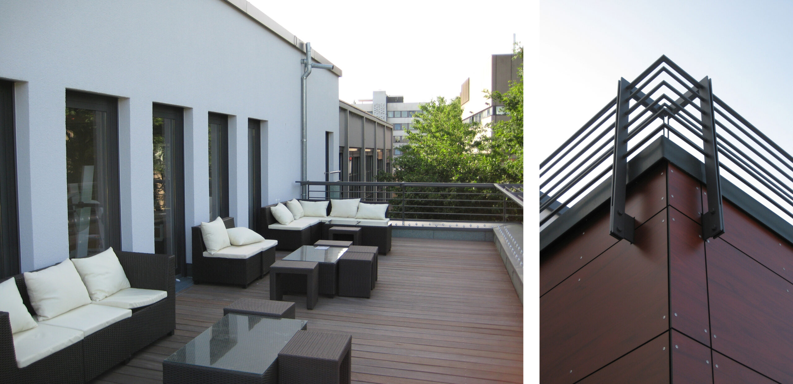 Terrasse Detail Fassade